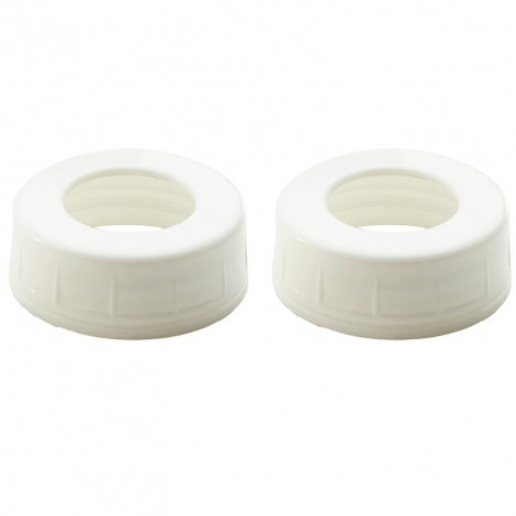 Lot de 2 bagues de serrage pour biberons en verre Natursutten