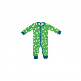 Pyjama combi en coton bio Forest Avions