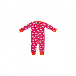 Pyjama combi en coton bio Cranberry Avions