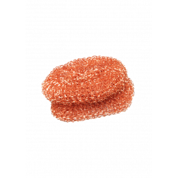 Eponges grattoirs en cuivre - lot de 2
