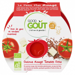Quinoa rouge , tomates et feta - 220 g - à partir de 12 mois