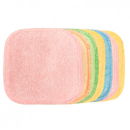 Kit Eco Belle Mini - 7 carrés démaquillants en Bambou couleur