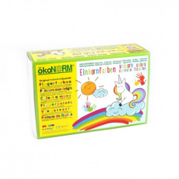 Peinture à doigts - 6 couleurs licornes - à partir de 3 ans