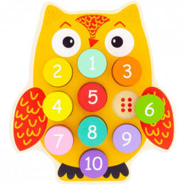 Puzzle Je compte - Hibou compteur - à partir de 12 mois