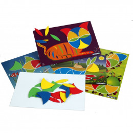 Jeu magnétique - Magnetic mosaic - 28 magnets - à partir de 3 ans