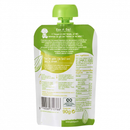 Brassé Végétal au lait d'amande - Poire - 90 g - Dès 6 mois