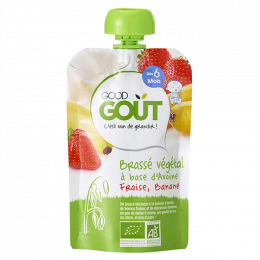 Brassé Végétal à base d'avoine - Fraise, banane - 90 g - Dès 6 mois