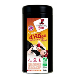 Le péché d'Alice - Mélange détox fruité - infusion saveur pêche papaye hibiscus bio