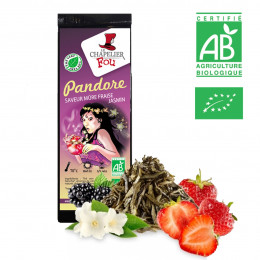 Pandore - Thé vert mûre fraise jasmin bio