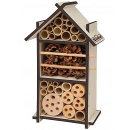 Hôtel à insectes en bois