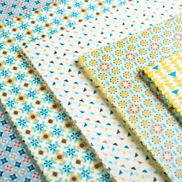 Film ciré réutilisable XXL - 40 x 45 cm - motifs aléatoires