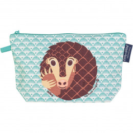 Trousse à soufflets en coton Bio - Pangolin