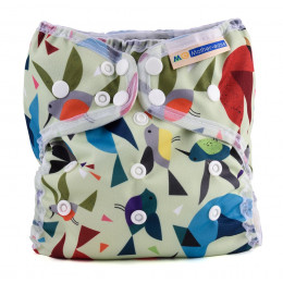 Couche Wizard Uno tout en un - taille unique - Tweet