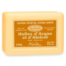 Savon végétal extra doux à l'huile d'argan et d'abricot - 250 g