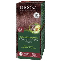 Soin colorant végétal en poudre - 050 Acajou foncé