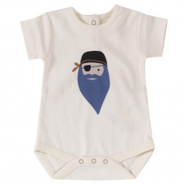 Body manches courtes en coton BIO - Barbe bleue