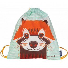 Sac d'activités enfant en coton BIO - Panda roux