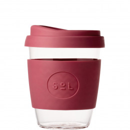 Gobelet en verre avec capuchon à bec - 355 ml - Radiant rosé
