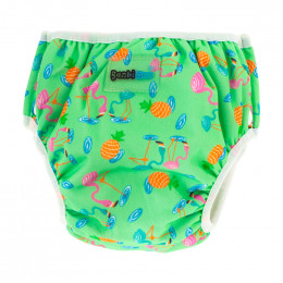 2 en 1 culotte d'apprentissage et maillot de bain - lot de 2 - Flamant rose