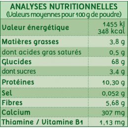 Céréales et légumes - dès 6 mois - 400 g