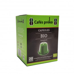 Café BIO en capsule - 20 capsules