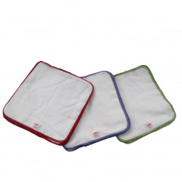 25 lingettes en flannelle
