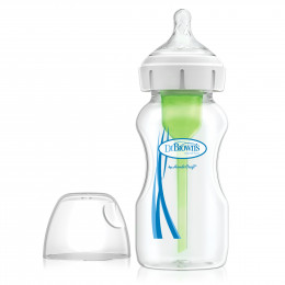 Biberon Options+ anti-coliques - col large - 270 ml