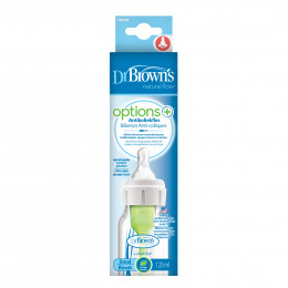 Biberon Options+ anti-coliques - col étroit - 120 ml