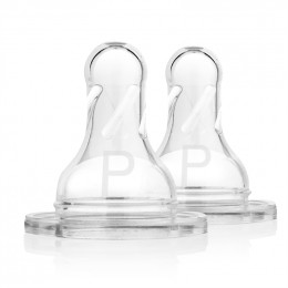 Tétine pour biberons Dr Brown - Col étroit - Lot de 2