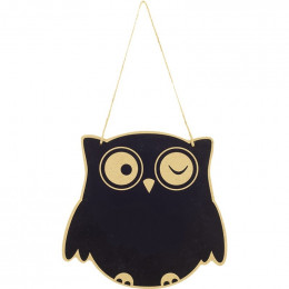 Ardoise à suspendre - Hibou