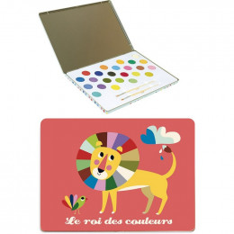 Le roi des couleurs - boîte à peintures - à partir de 4 ans
