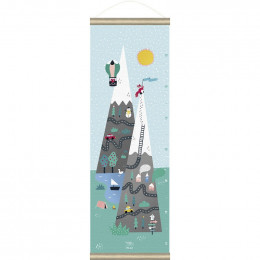 Toise en bois et coton - Montagnes
