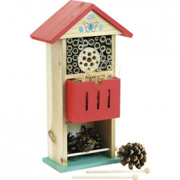 Hôtel à insectes en bois - à partir de 3 ans