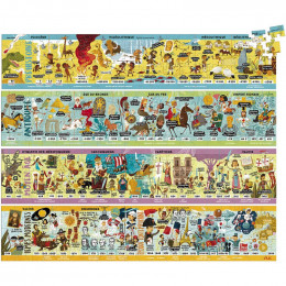 Puzzles frise historique - 4 puzzles - à partir de 7 ans