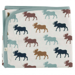 Couverture réversible coton BIO Elan Multicolor