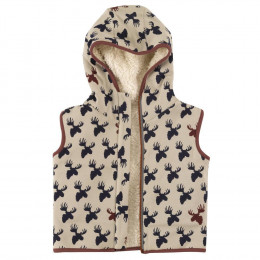 Gilet sans manches réversible coton BIO - Elan Pumice