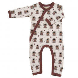 Pyjama combi coton BIO avec pieds Eskimo Spice