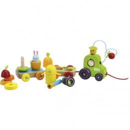 Tracteur multi activités en bois - à partir de 18 mois