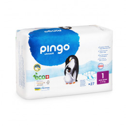 4 X Couches écologiques T1 nouveau-né 2-5kg