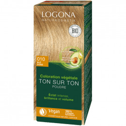Soin colorant végétal en poudre - 010 Blé doré