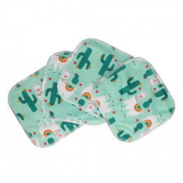 Lingettes minky - Lamas - Lot de 25