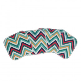 Lingettes minky - Lignes colorées - Lot de 25
