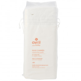 Maxi carré BIO pour bébé - 80 carrés