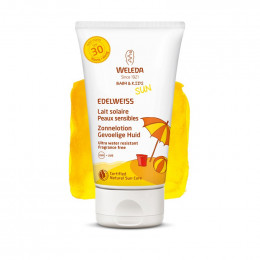Lait solaire Peaux sensibles SPF 30 Edelweiss 150 ml