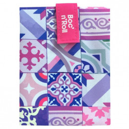 Pochette sandwich réutilisable Boc'n'Roll - Patchwork Purple