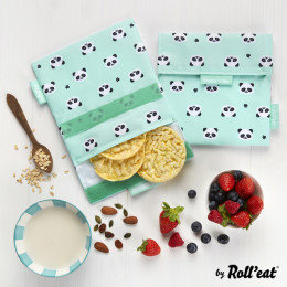 Pochette lavable et réutilisable Snack'n'Go - Kid Panda