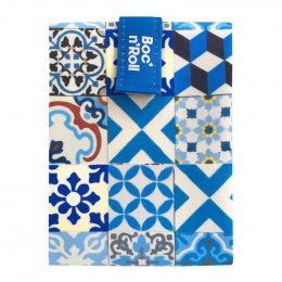Pochette sandwich réutilisable Boc'n'Roll - Patchwork Blue