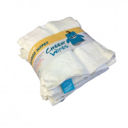 25 lingettes bambou éponge Terry - Cream