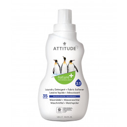 Lessive + adoucissant 2 en 1 - montagne essentielle - 1,05 l