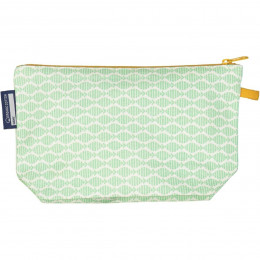 Trousse à soufflets en coton Bio - Love Cats - Jaguar